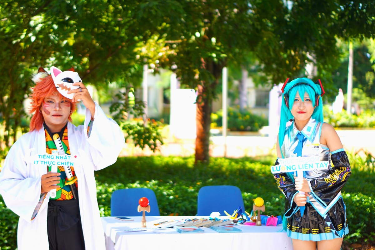 thử sức với Cosplay tại ngày hội nhập học trường VKU